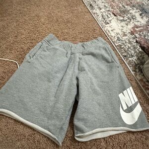 Nike Athletic Women's Shorts in Light Gray